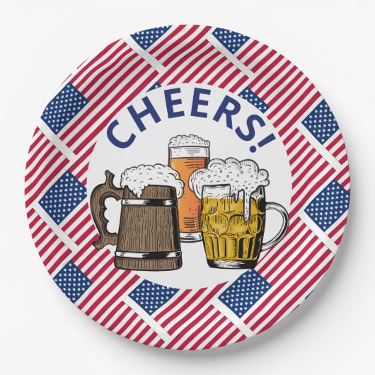 USA Great American Beer Pappteller (Vorderseite)