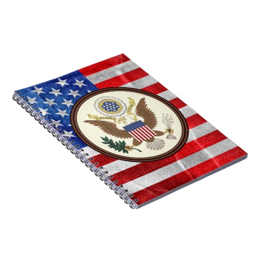 usa großartiges Siegel Notebook Notizblock (Rechte Seite)