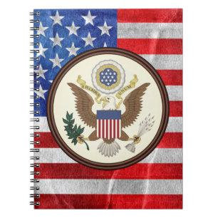 usa großartiges Siegel Notebook Notizblock