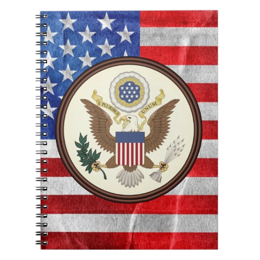 usa großartiges Siegel Notebook Notizblock (Vorderseite)