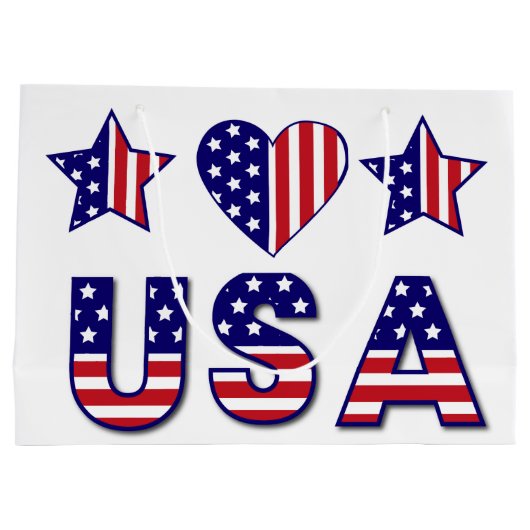 USA GROßE GESCHENKTÜTE (Rückseite)