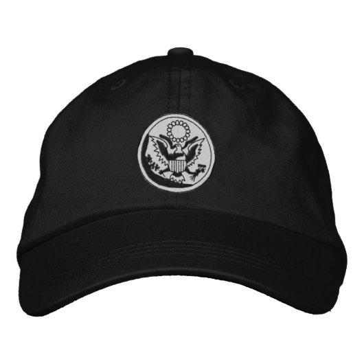 USA Großes Siegel Bestickte Kappe (Vorderseite)