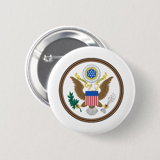 usa großes Siegel Button (Vorne & Hinten)