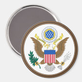 usa großes Siegel Magnet (Vorderseite/Rückseite)