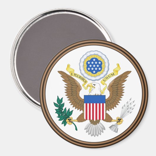 usa großes Siegel Magnet (Vorderseite/Rückseite)