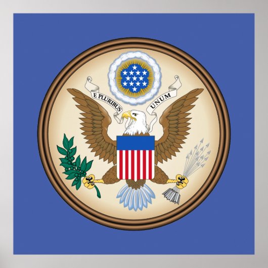 USA großes Siegel Poster (Vorne)