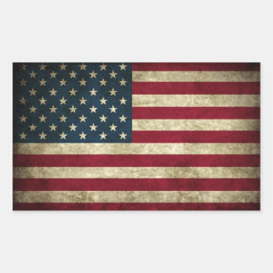 USA Grunge Flag Sticker