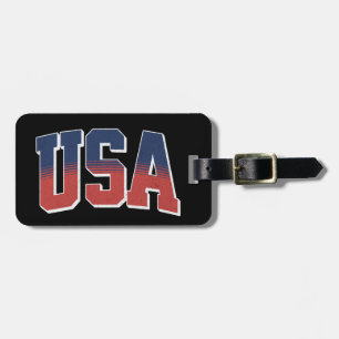 USA Grunge Text Design Gepäckanhänger