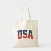 USA Grunge Text Design Tragetasche (Vorne)
