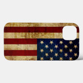 USA/grunged Flag Case-Mate iPhone Case (Rückseite (Horizontal))