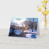 USA Grußkarte Karte (Gelbe Blume)