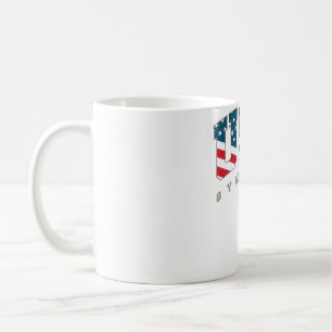 USA Gymnasien Flag Team Support Athlete Gymnastik Kaffeetasse