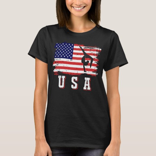 USA GYMNASTICS T-Shirt (Vorderseite)