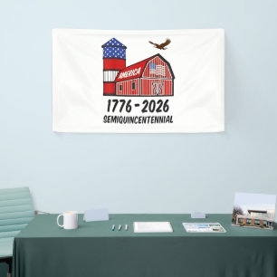 USA Halbjahrhundertealter 250 Jahre 1776-2026 Banner