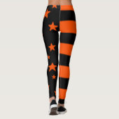 USA Halloween Flag Leggings (Rückseite)