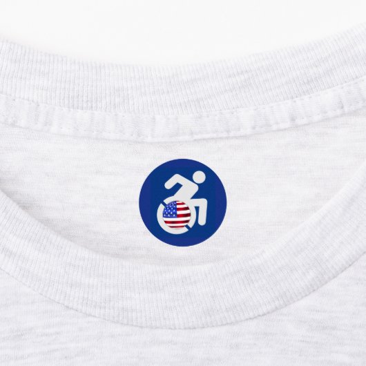 USA Handicapped Etiketten (Befestigt)