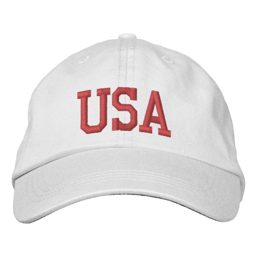 USA HAT CAP USA BESTICKTE BASEBALLKAPPE (Vorderseite)