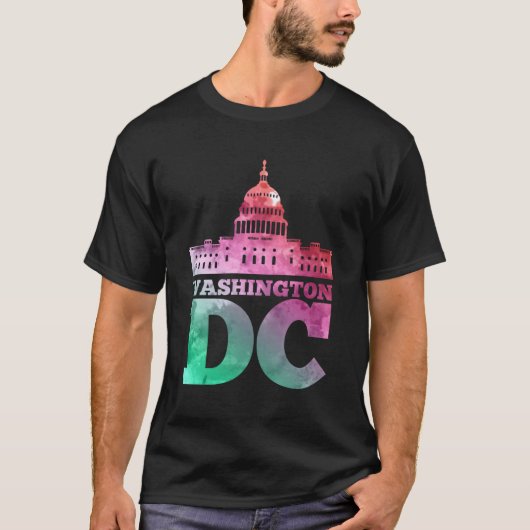 USA Hauptstadt Washington DC Hauptstadt Hill T-Shirt (Vorderseite)