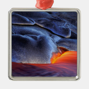 USA, Hawaii, Big Island, Kilauea, Nationalpark Vol Silbernes Ornament