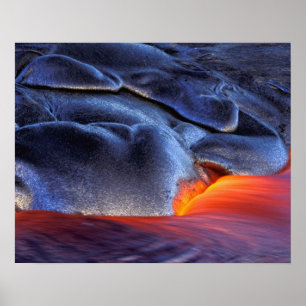 USA, Hawaii, Big Island, Kilauea, Nationalpark Vul Poster