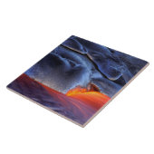 USA, Hawaii, Big Island, Kilauea, Volcanoes NP, Fliese (Seite)