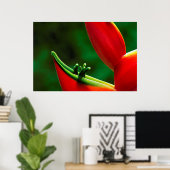 USA, Hawaii, Hilo. Heliconia Poster (Heimbüro)