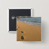 USA, Hawaii, Kauai, Kapa'a, Strand. RF) Button (Vorne & Hinten)