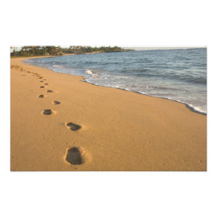 USA, Hawaii, Kauai, Kapa'a, Strand. RF) Fotodruck