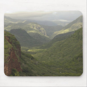 USA, Hawaii, Kauai, Panoramablick auf den Canyon. Mousepad