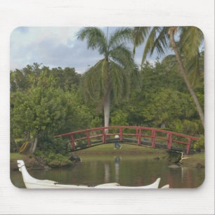 USA, Hawaii, Kauai, Smith Family Luau Garten Mousepad