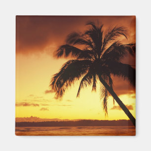 USA, Hawaii, Maui, Farbiger Sonnenuntergang in ein Magnet