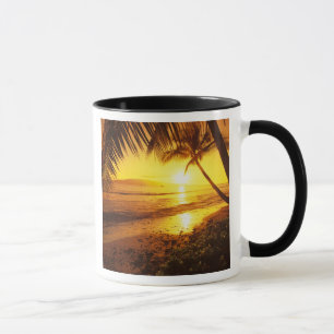 USA, Hawaii, Maui, Farbiger Sonnenuntergang in ein Tasse