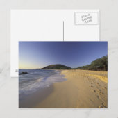 USA, Hawaii, Maui, Fußabdrücke in Sand, Makena Postkarte (Vorne/Hinten)