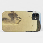 USA, Hawaii, Maui, Makena Beach, Footprint und Case-Mate iPhone Hülle (Rückseite (Horizontal))