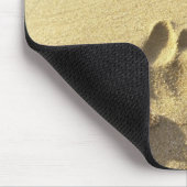 USA, Hawaii, Maui, Makena Beach, Footprint und Mousepad (Ecke)