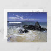 USA, Hawaii, Maui, Maui, Makena Beach, Surf on Postkarte (Vorne/Hinten)