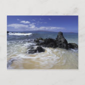 USA, Hawaii, Maui, Maui, Makena Beach, Surf on Postkarte (Vorderseite)