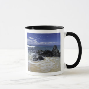 USA, Hawaii, Maui, Maui, Makena Beach, Surf on Tasse