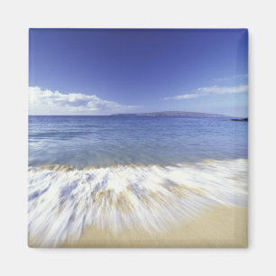 USA, Hawaii, Maui, Surf nach Makena Magnet