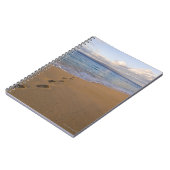 USA, Hawaii, Maui, Wailea, Fußabdrücke am Strand 2 Notizblock (Linke Seite)