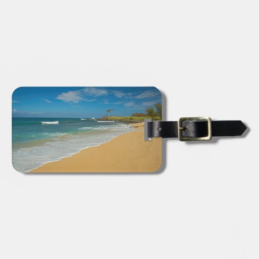 USA, Hawaii, Molokai Island, Three Mile Beach Gepäckanhänger (Vorderseite horizontal)