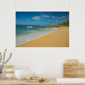USA, Hawaii, Molokai Island, Three Mile Beach Poster (Küche)