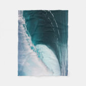 USA, Hawaii, Oahu, Große Wellen Fleecedecke (Vorderseite)