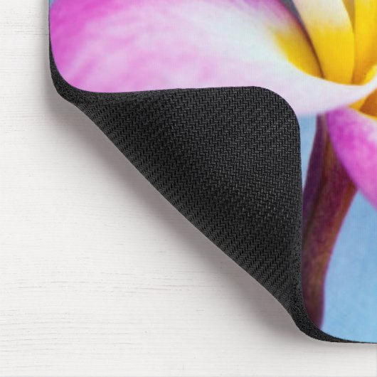 USA, Hawaii, Oahu, Plumeria Blume in Blüte 2 Mousepad (Ecke)