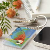 USA, Hawaii. Paprot Schlüsselanhänger (Vorderseite rechts)