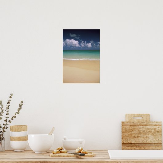 USA, Hawaii. Strand-Szene Poster (Küche)