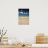 USA, Hawaii. Strand-Szene Poster (Küche)