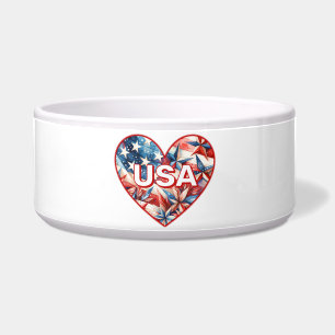 USA Heart Pet Napf