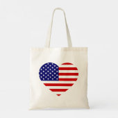 USA Heartflag btcnt Tragetasche (Rückseite)