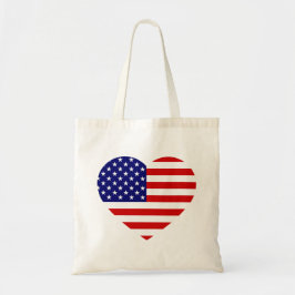 USA Heartflag btcnt Tragetasche